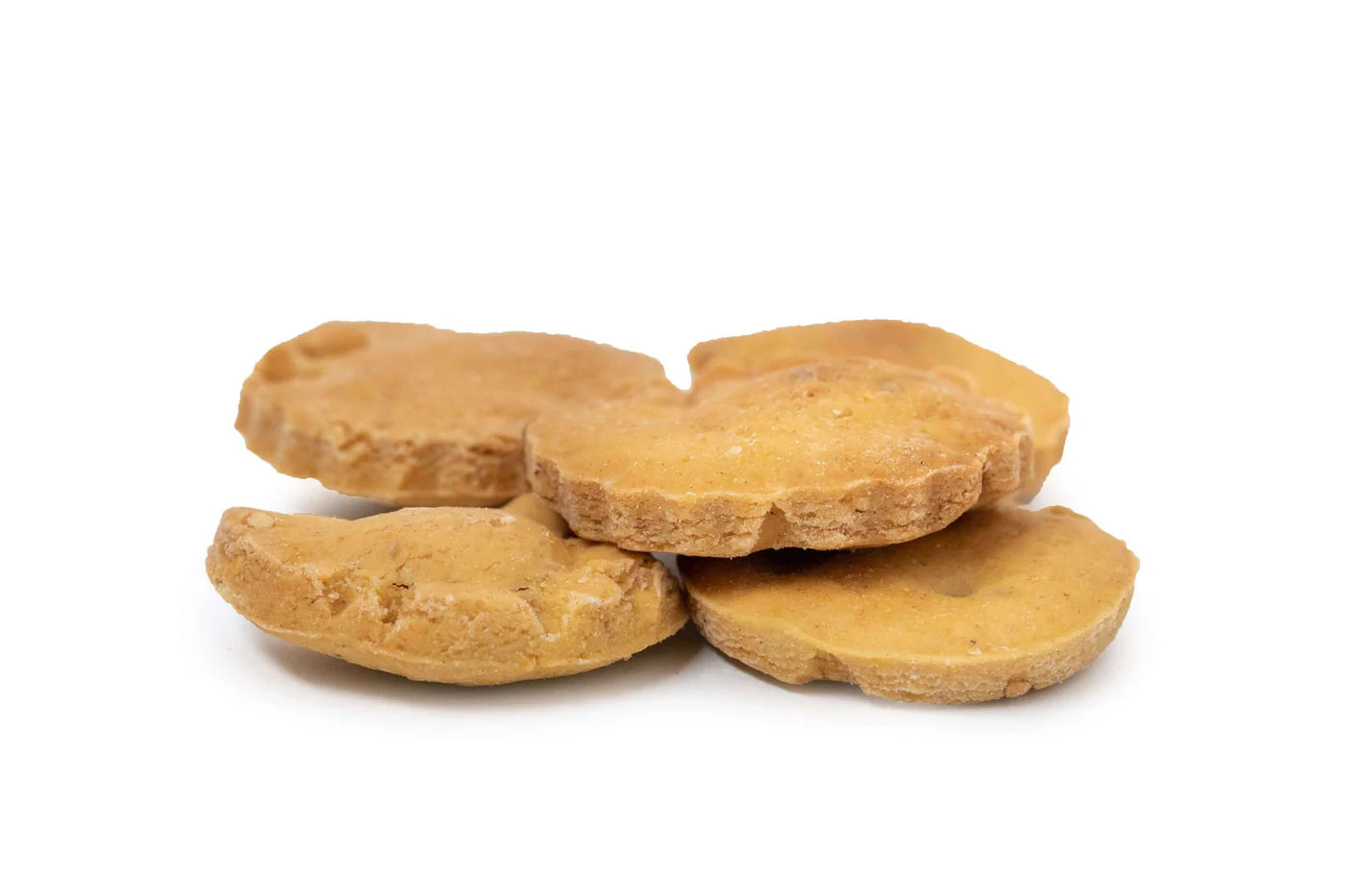 Grain free peanut butter treats stack of five