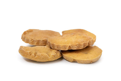 Grain free peanut butter treats stack of five