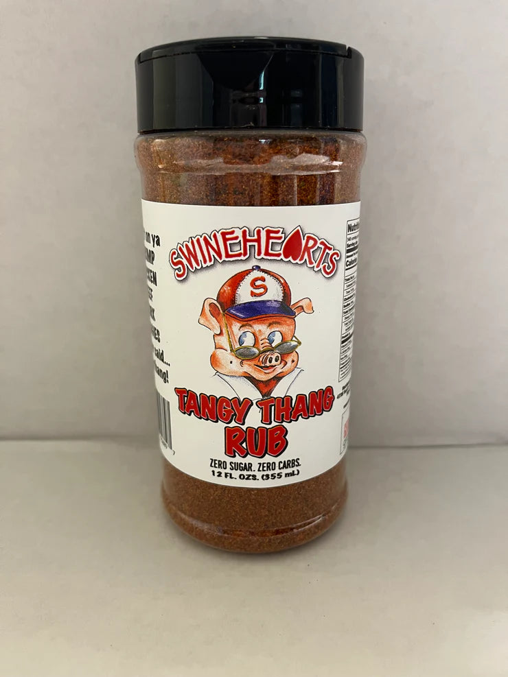 Front view of Swinehearts Tangy Thang rub